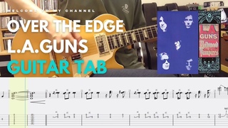 Over The Edge - L.A. Gunsguitar covertablesson