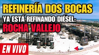 CONTRALNEA EN VIVO | Refinera Dos Bocas ya est refinando disel: Rocha Vallejo