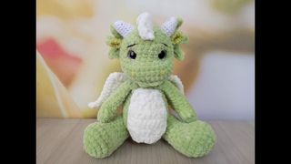 Дракон Лола крючком | Подробный мастер-класс | Dragon Lola | Crochet pattern | Tutorial | En/Ru