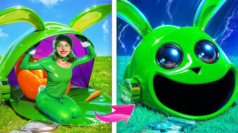 Кэтнеп и Догдей построили секретный домик для Hoppy Hopscotch Poppy