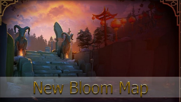 Новое оформление карты Dota 2 New Bloom