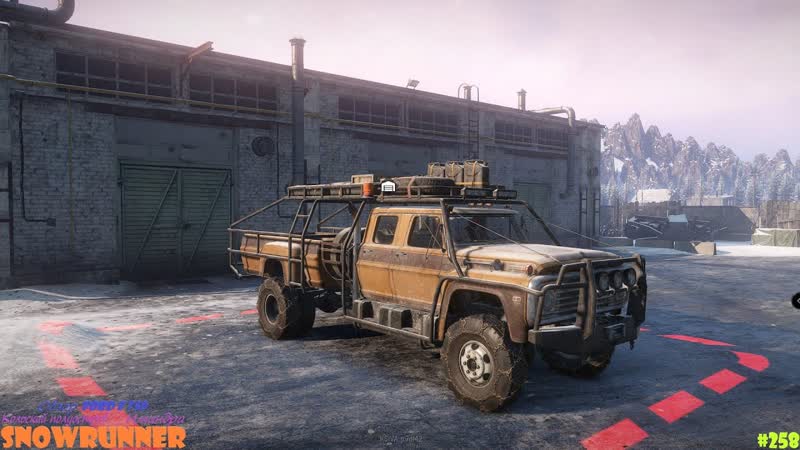 Snow Runner Мичиган Блэк Ривер Обзор Ford F 750 ,