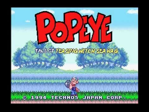 SNES Longplay 128 Popeye: Ijiwaru Majo Seahag no Maki ( Part 1 of
