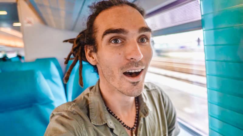 ON THE FASTEST TRAIN IN THE