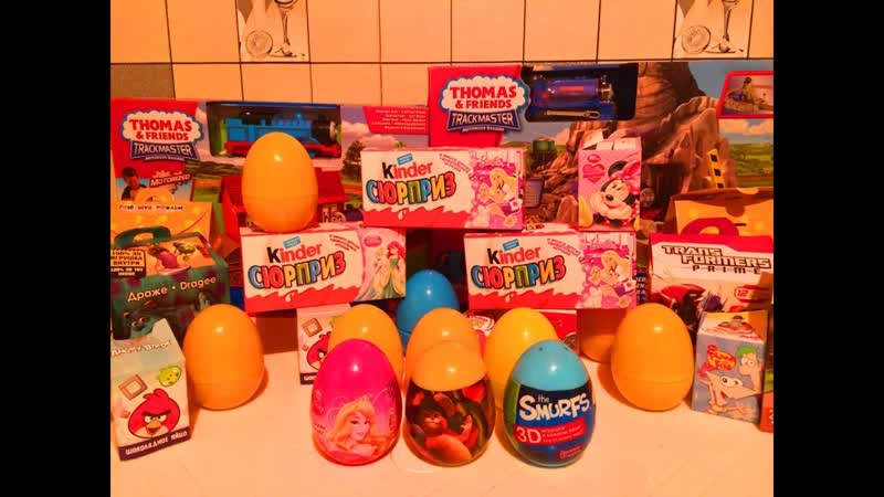 10 Surprise Eggs и много других Яиц
